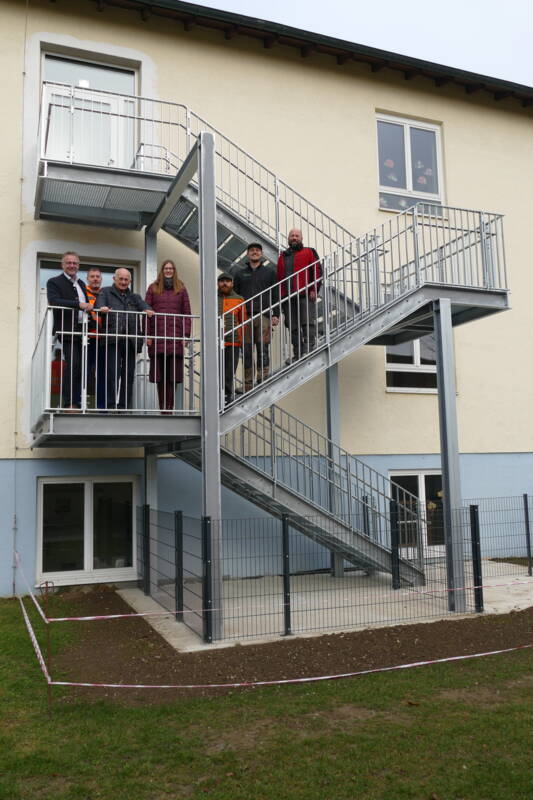 Fluchttreppen Grundschule